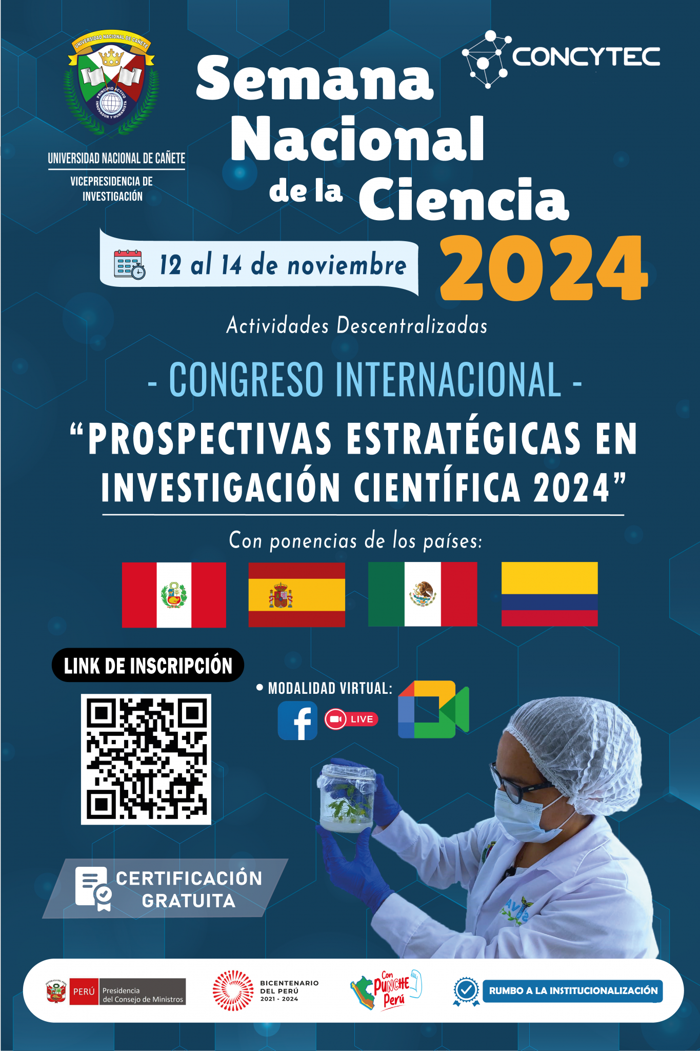 SEMANA NACIONAL DE LA CIENCIA 2024 – Universidad Nacional de Cañete