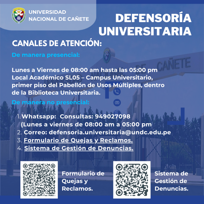 3. Post de Facebook Defensoría Universitaria