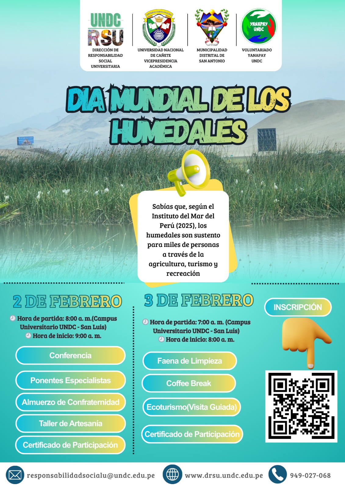 DÍA MUNDIAL DE LOS HUMEDALES – UNDC 2026