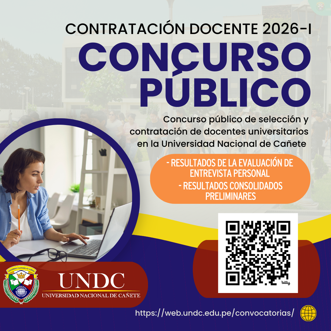 Relación de Postulantes - Concurso Docente 2026-I