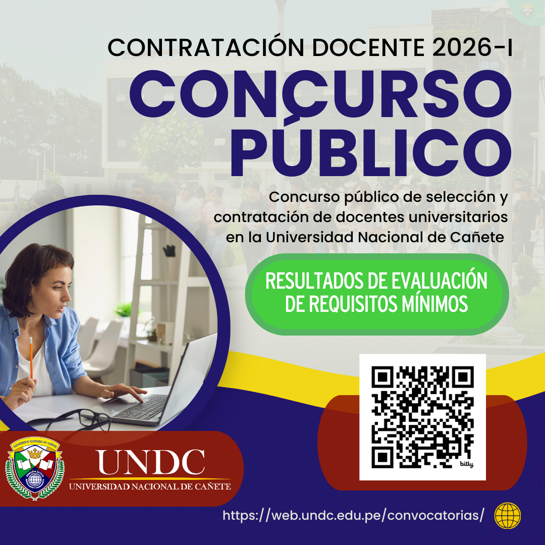 Relación de Postulantes - Concurso Docente 2026-I