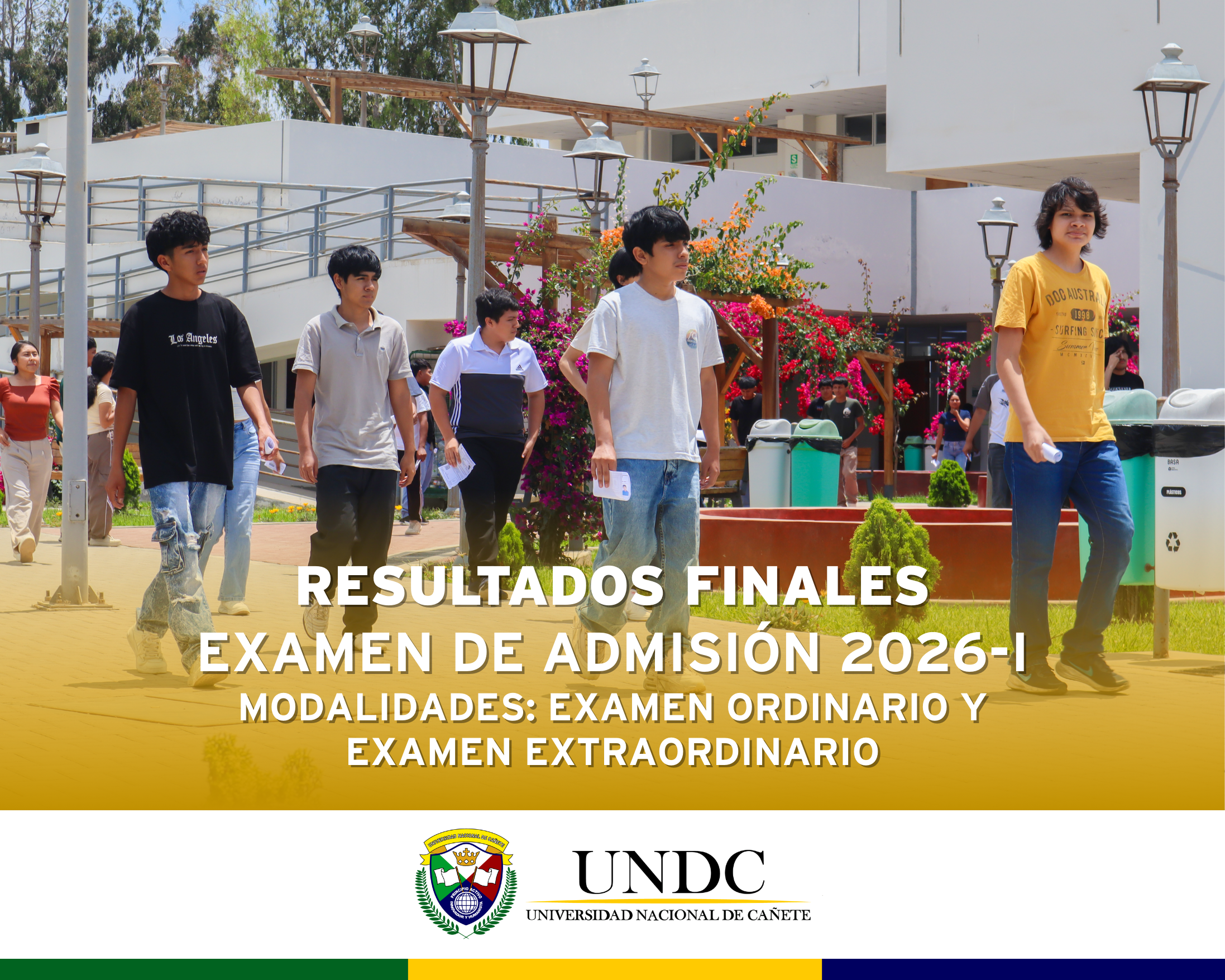 Resultados y relación de ingresantes - Admisión 2026-I