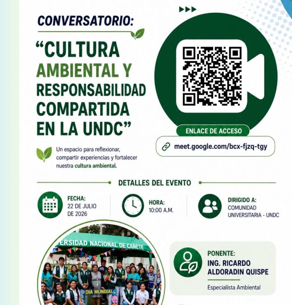 CONVERSATORIO: «Cultura Ambiental y Responsabilidad Compartida en la UNDC»
